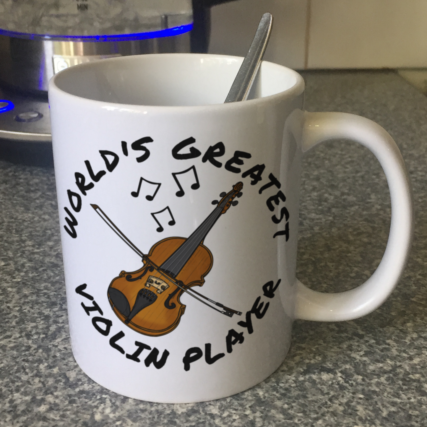 Violinist Mug - World's Greatest Violin Player - String Teacher Gift