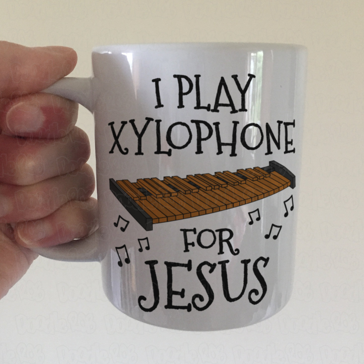 Christian Percussionist Mug - I Play Xylophone For Jesus - Church Musician Gift
