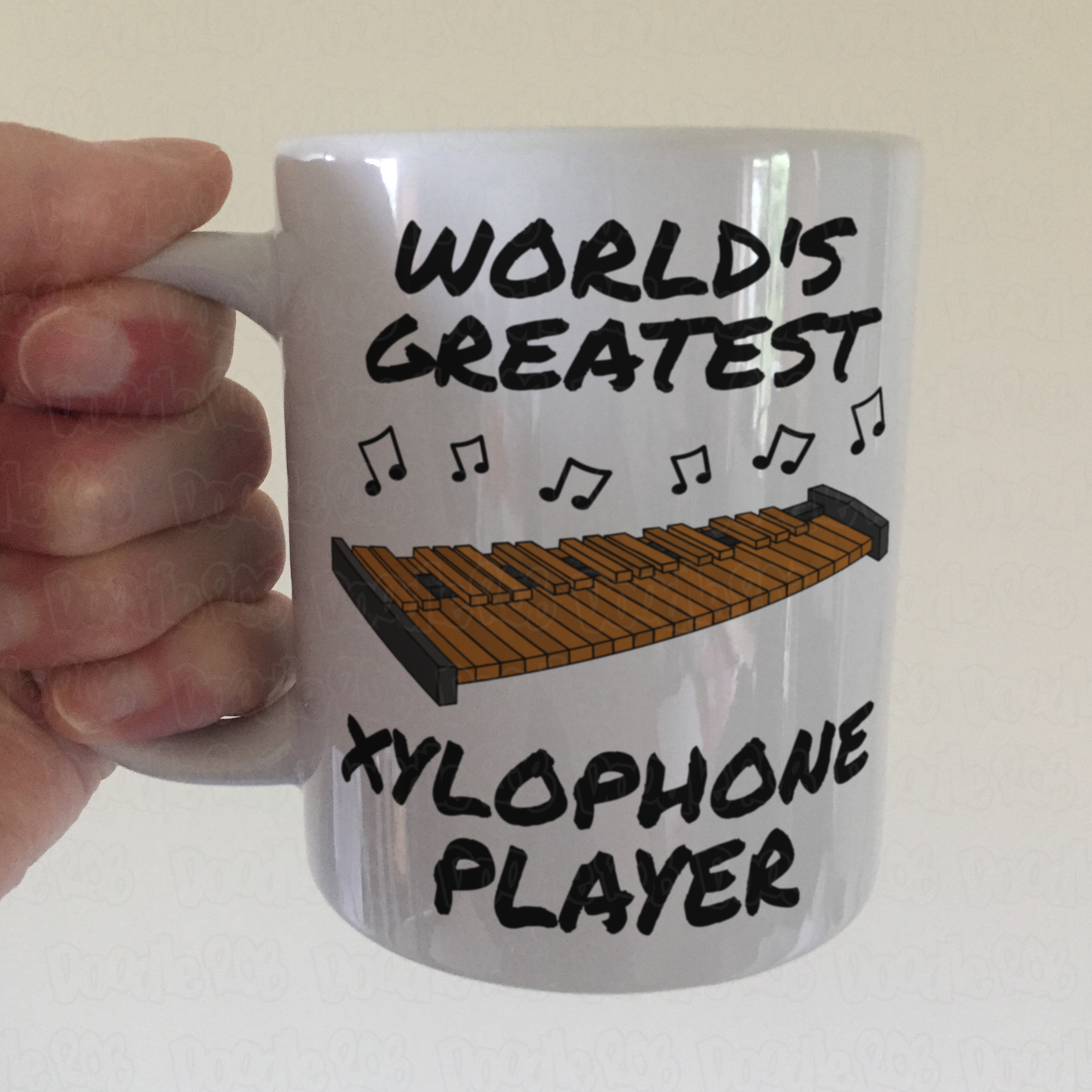 Xylophone Mug - World's Greatest Xylophone Player - Gift For Xylophonist - Xylophone Teacher Gift