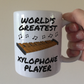 Xylophone Mug - World's Greatest Xylophone Player - Gift For Xylophonist - Xylophone Teacher Gift