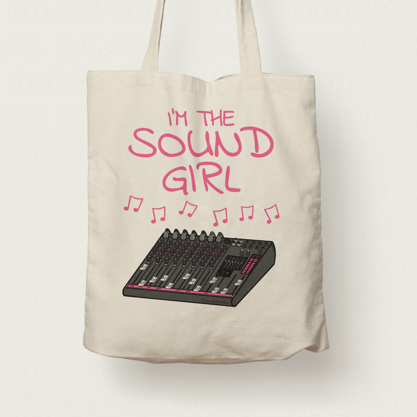 Female Sound Engineer Tote Bag - I'm The Sound Girl - Sound Engineering Gift For Her