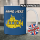Submarine Personalised Mug
