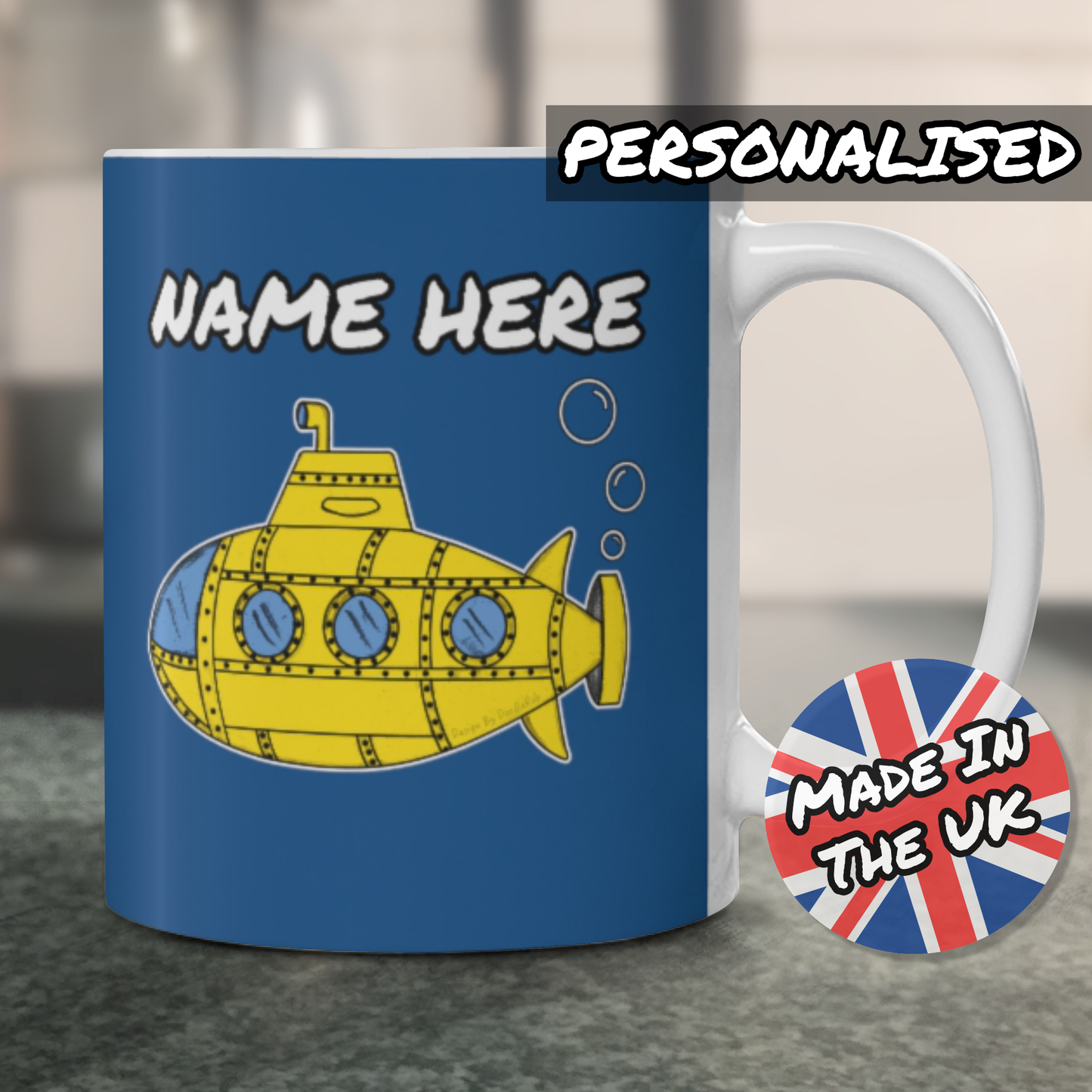Submarine Personalised Mug